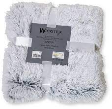 PLAID SNOW 150X200CM WIT/B ()